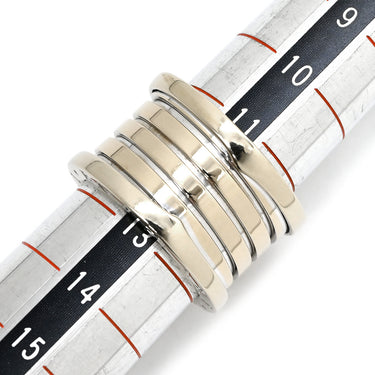 ブルガリ BVLGARI ビーゼロワン B-zero1 5バンドリング ホワイトゴールド K18WG #53(JP13) リング 指輪 BVLGARI Au750 WG 18K 18金 12号