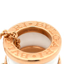 ブルガリ BVLGARI ビーゼロワン 346082 ホワイト×ピンクゴールド K18PG セラミック ネックレス B-zero1 Au750 18K 18金 白セラミック
