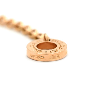 ブルガリ BVLGARI ビーゼロワン 346082 ホワイト×ピンクゴールド K18PG セラミック ネックレス B-zero1 Au750 18K 18金 白セラミック