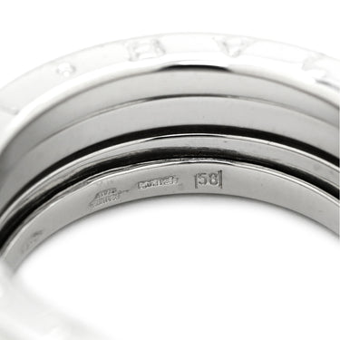 ブルガリ BVLGARI ビーゼロワン B-zero1 3バンド 323538 ホワイトゴールド K18WG #58 リング 指輪 Au750 18K 18金 17号