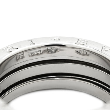 ブルガリ BVLGARI ビーゼロワン B-zero1 3バンド 323538 ホワイトゴールド K18WG #58 リング 指輪 Au750 18K 18金 17号