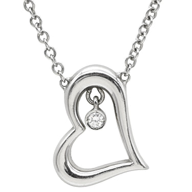 ピアジェ PIAGET ライムライト ハートネックレス 1Pダイヤ ホワイトゴールド K18WG ダイヤモンド ネックレス 750 18K WG ハートモチーフ