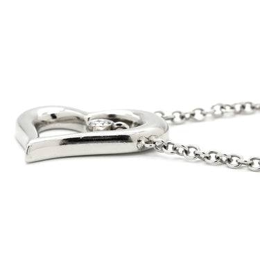 ピアジェ PIAGET ライムライト ハートネックレス 1Pダイヤ ホワイトゴールド K18WG ダイヤモンド ネックレス 750 18K WG ハートモチーフ