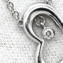 ピアジェ PIAGET ライムライト ハートネックレス 1Pダイヤ ホワイトゴールド K18WG ダイヤモンド ネックレス 750 18K WG ハートモチーフ