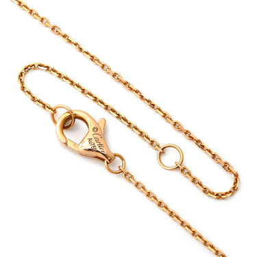 カルティエ Cartier アミュレット ドゥ カルティエ XS B7224550 グリーン×ピンクゴールド K18PG ダイヤモンド マラカイト ネックレス 750 18K 18金 ダイヤ マラカイト 緑 マット