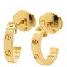 カルティエ Cartier ラブ LOVE フープピアス SM B8028800 イエローゴールド K18YG ピアス ミニラブ 750 18K K18 YG