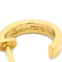 カルティエ Cartier ラブ LOVE フープピアス SM B8028800 イエローゴールド K18YG ピアス ミニラブ 750 18K K18 YG