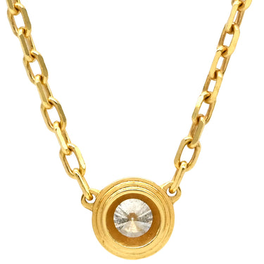 カルティエ Cartier ダムール SM B7215800 イエローゴールド K18YG ダイヤモンド ネックレス Au750 18K 18金 1P 1石 1粒 ダイヤモンド スモールモデル