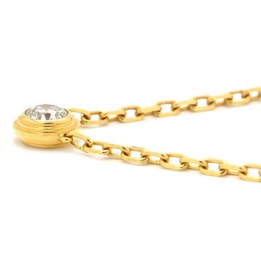 カルティエ Cartier ダムール SM B7215800 イエローゴールド K18YG ダイヤモンド ネックレス Au750 18K 18金 1P 1石 1粒 ダイヤモンド スモールモデル