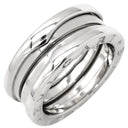 ブルガリ BVLGARI ビーゼロワン B-zero1 2バンドリング ホワイトゴールド K18WG #49(JP9) リング 指輪 750 18金 WG 8号