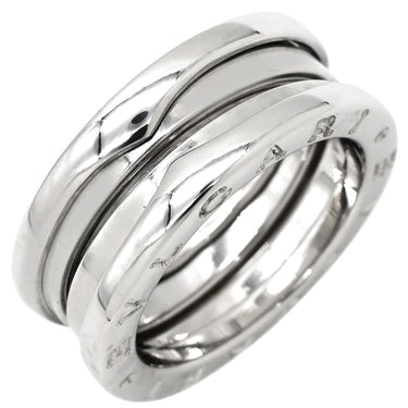 ブルガリ BVLGARI ビーゼロワン B-zero1 2バンドリング ホワイトゴールド K18WG #49(JP9) リング 指輪 750 18金 WG 8号