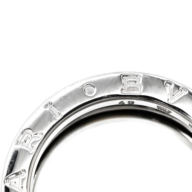 ブルガリ BVLGARI ビーゼロワン B-zero1 2バンドリング ホワイトゴールド K18WG #49(JP9) リング 指輪 750 18金 WG 8号