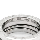 ブルガリ BVLGARI ビーゼロワン B-zero1 2バンドリング ホワイトゴールド K18WG #49(JP9) リング 指輪 750 18金 WG 8号