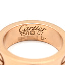 カルティエ Cartier ラブリング ピンクサファイア ピンクゴールド K18PG ピンクサファイア #47(JP7) リング 指輪 LOVE Ring K18PG Au750 18K 1P 1石 1粒 7号