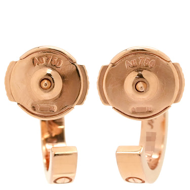 カルティエ Cartier ラブ LOVE フープピアス SM B8029000 ピンクゴールド K18PG ピアス ミニラブ 750 18K PG RG