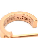カルティエ Cartier ラブ LOVE フープピアス SM B8029000 ピンクゴールド K18PG ピアス ミニラブ 750 18K PG RG