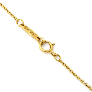 ティファニー Tiffany & Co センチメンタルハート ダイヤモンド イエローゴールド K18YG ダイヤモンド ネックレス T＆Co. 18K 750 YG