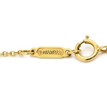 ティファニー Tiffany & Co センチメンタルハート ダイヤモンド イエローゴールド K18YG ダイヤモンド ネックレス T＆Co. 18K 750 YG