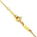 ティファニー Tiffany & Co バイザヤード シングルダイヤ イエローゴールド K18YG ダイヤモンド ネックレス T&Co. 1P 1石 1粒 エルサペレッティ