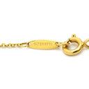 ティファニー Tiffany & Co バイザヤード シングルダイヤ イエローゴールド K18YG ダイヤモンド ネックレス T&Co. 1P 1石 1粒 エルサペレッティ
