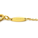 ティファニー Tiffany & Co バイザヤード シングルダイヤ イエローゴールド K18YG ダイヤモンド ネックレス T&Co. 1P 1石 1粒 エルサペレッティ