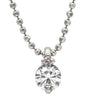 タサキ TASAKI ダイヤモンド 0.31ct ペンダント プラチナシルバー Pt900 ダイヤモンド Pt850(チェーン) ネックレス TASAKI プラチナ Pt900 2P 2石 2粒 VS-1
