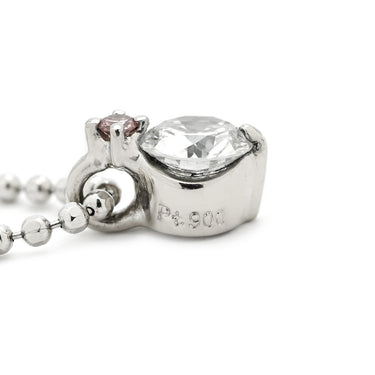 タサキ TASAKI ダイヤモンド 0.31ct ペンダント プラチナシルバー Pt900 ダイヤモンド Pt850(チェーン) ネックレス TASAKI プラチナ Pt900 2P 2石 2粒 VS-1