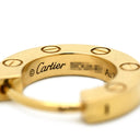 カルティエ Cartier ラブ シングル フープ B8301423 イエローゴールド K18YG ピアス LOVE Au750 18K 18金 片耳用