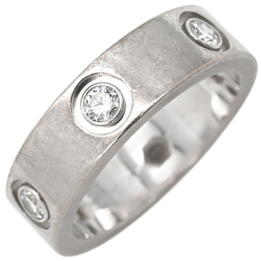 カルティエ Cartier ラブリング フルダイヤ B4026000 ホワイトゴールド K18WG ダイヤモンド #51(JP11) リング 指輪 LOVE Ring 750WG 6Pダイヤモンド 11号