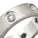 カルティエ Cartier ラブリング フルダイヤ B4026000 ホワイトゴールド K18WG ダイヤモンド #51(JP11) リング 指輪 LOVE Ring 750WG 6Pダイヤモンド 11号