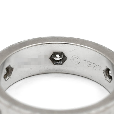 カルティエ Cartier ラブリング フルダイヤ B4026000 ホワイトゴールド K18WG ダイヤモンド #51(JP11) リング 指輪 LOVE Ring 750WG 6Pダイヤモンド 11号