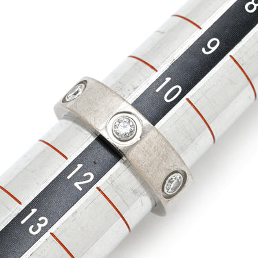 カルティエ Cartier ラブリング フルダイヤ B4026000 ホワイトゴールド K18WG ダイヤモンド #51(JP11) リング 指輪 LOVE Ring 750WG 6Pダイヤモンド 11号