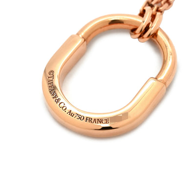 ティファニー Tiffany & Co ロック スモール ペンダント 74365752 ローズゴールド K18PG ダイヤモンド ネックレス ピンクゴールド T＆Co. Au750 18K ダイヤモンド