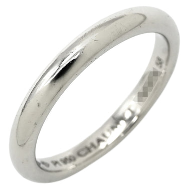ショーメ CHAUMET エターナル ドゥ ショーメ バンドリング 081890 ホワイトゴールド K18WG ダイヤモンド #58(JP18) リング 指輪 甲丸 18K 750WG 1Pダイヤ 3mm 17号