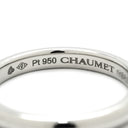 ショーメ CHAUMET エターナル ドゥ ショーメ バンドリング 081890 ホワイトゴールド K18WG ダイヤモンド #58(JP18) リング 指輪 甲丸 18K 750WG 1Pダイヤ 3mm 17号