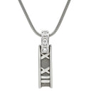 ティファニー Tiffany & Co アトラス バー ダイヤ ペンダント ホワイトゴールド K18WG ダイヤモンド ネックレス T＆Co. 3石 3P 18K 750 WG ローマ数字