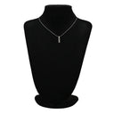ティファニー Tiffany & Co アトラス バー ダイヤ ペンダント ホワイトゴールド K18WG ダイヤモンド ネックレス T＆Co. 3石 3P 18K 750 WG ローマ数字
