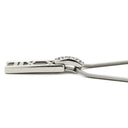 ティファニー Tiffany & Co アトラス バー ダイヤ ペンダント ホワイトゴールド K18WG ダイヤモンド ネックレス T＆Co. 3石 3P 18K 750 WG ローマ数字