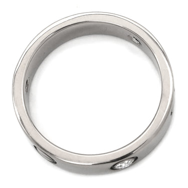 カルティエ Cartier ラブリング ハーフダイヤ B4032500 ホワイトゴールド K18WG ダイヤモンド #61(JP21) リング 指輪 クラシックモデル LOVE Ring 750 18K 3粒 3石 20号