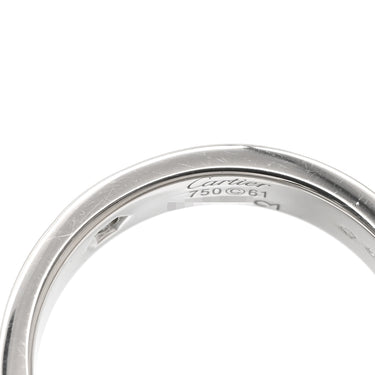 カルティエ Cartier ラブリング ハーフダイヤ B4032500 ホワイトゴールド K18WG ダイヤモンド #61(JP21) リング 指輪 クラシックモデル LOVE Ring 750 18K 3粒 3石 20号