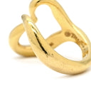 ティファニー Tiffany & Co オープンハート イエローゴールド K18YG リング 指輪 T＆Co. 18K 750YG エルサ ペレッティ 11号