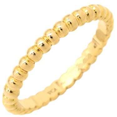ヴァンクリーフアーペル Van Cleef & Arpels ペルレ ゴールドパール スモール VCARPJMG00 イエローゴールド K18YG #47 リング 指輪 Au750 18K 18金 7号