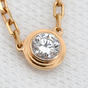 カルティエ Cartier ダムール SM B7215700 ピンクゴールド ダイヤモンド K18PG ネックレス 1P 一粒 750 PG スモールモデル