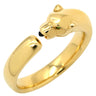 カルティエ Cartier パンテール ドゥ カルティエ SM B4230100 イエローゴールド K18YG オニキス ツァボライトガーネット #61 リング 指輪 Au750 18K オニキス ツァボライト 20号