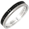 ブシュロン BOUCHERON キャトル ブラック ハーフ JAL00206 ホワイトゴールド×ブラック K18WG ブラックPVD #58(JP18) リング 指輪 Au750 18K PVD 17号