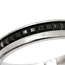 ブシュロン BOUCHERON キャトル ブラック ハーフ JAL00206 ホワイトゴールド×ブラック K18WG ブラックPVD #58(JP18) リング 指輪 Au750 18K PVD 17号