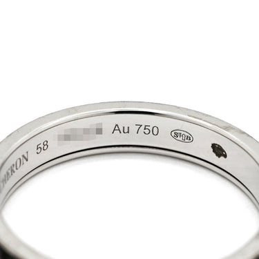 ブシュロン BOUCHERON キャトル ブラック ハーフ JAL00206 ホワイトゴールド×ブラック K18WG ブラックPVD #58(JP18) リング 指輪 Au750 18K PVD 17号