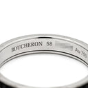 ブシュロン BOUCHERON キャトル ブラック ハーフ JAL00206 ホワイトゴールド×ブラック K18WG ブラックPVD #58(JP18) リング 指輪 Au750 18K PVD 17号