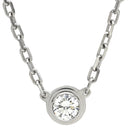 カルティエ Cartier ダムール SM B7215900 ホワイトゴールド K18WG ダイヤモンド ネックレス ダイヤモンド 18K Au750 WG