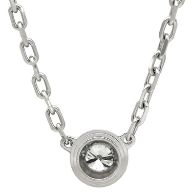 カルティエ Cartier ダムール SM B7215900 ホワイトゴールド K18WG ダイヤモンド ネックレス ダイヤモンド 18K Au750 WG